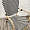 Мирамар плетеный черно-белый, ножки бежевые под бамбук для кафе, ресторана, дома, кухни 2224884