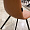 Бормио светло-коричневая экокожа + ножки черные для кафе, ресторана, дома, кухни 2207064