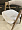 Дублин бежевая ткань, массив бука (цвет орех) для кафе, ресторана, дома, кухни 2096530