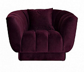 Товар Кресло Fabio темно-фиолетовое с подушкой добавлен в корзину
