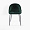 Дижон темно-зеленый бархат ножки черные для кафе, ресторана, дома, кухни 2151892