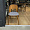 Антверпен темно-серая ткань, массив бука (цвет орех) для кафе, ресторана, дома, кухни 2166443