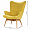 Кресло Savoy желтое 1236886