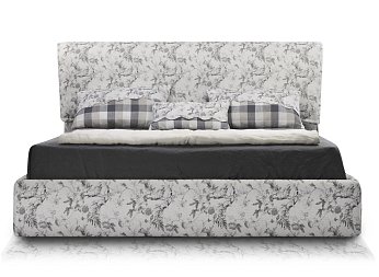 Patul alfabed city limited edition provence birds cu mecanism de ridicare