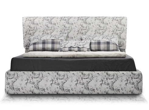 Patul alfabed city limited edition provence birds cu mecanism de ridicare