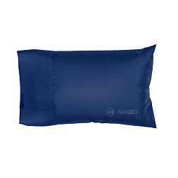 Pillow Case Royal Cotton Sateen Dark Blue Hotel 4/0