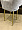 Стул Белладжио светло-серая ткань ножки золото для кафе, ресторана, дома, кухни 1911125