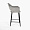 Стул Белладжио серый бархат ножки черные для кафе, ресторана, дома, кухни 2189997