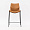 Стул Бремен Нью светло-коричневая экокожа ножки черные для кафе, ресторана, дома, кухни 2152581