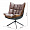 Дизайнерское кресло Berlin коричневое 1228236