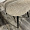 Париж бежево-серая ткань с вертикальной прострочкой (снаружи и внутри) ножки черные для кафе, рестор 2138012