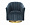 Кресло Catlin вращающееся голубое велюровое 1237076