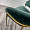 Пиза темно-зеленый бархат ножки матовое золото для кафе, ресторана, дома, кухни 2096514