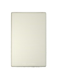 Fitted Sheet Premium Woven Cotton Sateen Stripe Cream H H-30