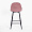 Стул Копенгаген пыльно-розовый бархат ножки черные для кафе, ресторана, дома, кухни 1946134