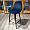Стул Копeнгаген темно-синий бархат ножки черные для кафе, ресторана, дома, кухни 2114130
