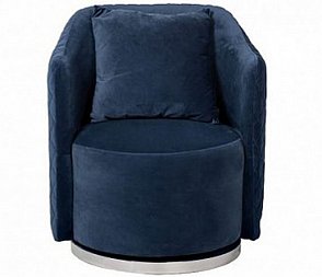 Кресло Franix вращающееся темно-синее