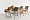 Малага плетеный бежевый ножки металл бежевые для кафе, ресторана, дома, кухни 2236950