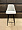 Стул Люцерн светло-бежевая ткань, вертикальная прострочка, ножки черные для кафе, ресторана, дома, к 2088875
