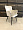 Пьемонт вращающийся бежевый бархат ножки черные для кафе, ресторана, дома, кухни 2166209