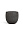 Кашпо TREEZ Effectory Stone Чаша classic Тёмно-серый камень в-36, д-40 см 2878910