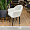 Белладжио белый экомех ножки черные для кафе, ресторана, дома, кухни 2190900