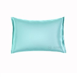 Pillow Case Royal Cotton Sateen Turquoise 3/2