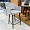 Стул Магриб Нью вращающийся светло-серая ткань ножки черные для кафе, ресторана, дома, кухни 2168352