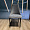 Люцерн серый бархат вертикальная прострочка ножки черные для кафе, ресторана, дома, кухни 2110802