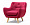Дизайнерское кресло Oloff бордовое 1215123