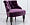 Кресло Крапо Фиолетовое 1228803
