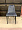 Люцерн серый бархат вертикальная прострочка ножки черные для кафе, ресторана, дома, кухни 2094796