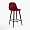 Стул Копенгаген бордовый бархат ножки черные для кафе, ресторана, дома, кухни 2139267