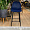 Стул Копeнгаген темно-синий бархат ножки черные для кафе, ресторана, дома, кухни 2098132