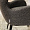 Морган серо-бежевая ткань ножки черные для кафе, ресторана, дома, кухни 2095267