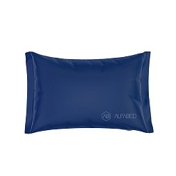 Pillow Case Royal Cotton Sateen Navy Blue Hotel 4/0