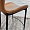Стул Бергамо коричневая экокожа ножки черные для кафе, ресторана, дома, кухни 2148579