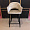 Стул Белладжио Нью вращающийся бежевый бархат ножки черные для кафе, ресторана, дома, кухни 2014564