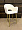 Стул Белладжио белый экомех ножки золото для кафе, ресторана, дома, кухни 1926299