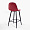 Стул Копенгаген бордовый бархат ножки черные для кафе, ресторана, дома, кухни 2127824