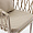 Панама плетеный бежевый ножки металл бежевые подушка бежевая для кафе, ресторана, дома, кухни 2224975