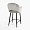 Стул Белладжио Нью вращающийся серый бархат ножки черные для кафе, ресторана, дома, кухни 1913565