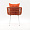 Ибица плетеный оранжевый ножки металл белые подушка оранжевая для кафе, ресторана, дома, кухни 2236977