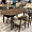 Cтол раздвижной Стокгольм круглый 110-140 см массив дуба терра для кафе, ресторана, дома, кухни 2163898