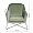 Кресло Brin на металлическом каркасе велюровое светло-оливковое 1229339