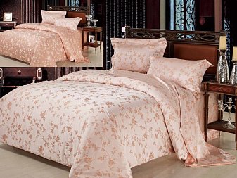 ALFABED Lux Double Face Jacquard Modal Provance Peach