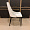 Люцерн бежевый бархат вертикальная прострочка ножки черные для кафе, ресторана, дома, кухни 2137949