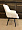 Авиано вращающийся белый экомех ножки черные для кафе, ресторана, дома, кухни 2089049
