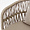 Ибица плетеный бежевый ножки металл бежевые подушка бежевая для кафе, ресторана, дома, кухни 2152379