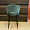 Стул Белладжио зеленая ткань ножки черные для кафе, ресторана, дома, кухни 2201291